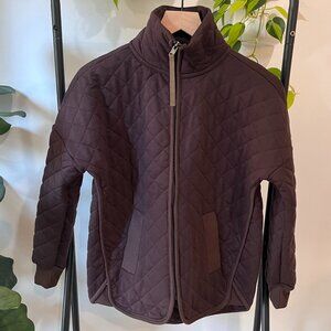 Avalanche Outdoor Supply Quilted Full Zip Jacket XS Brown Mock Neck NWT $98